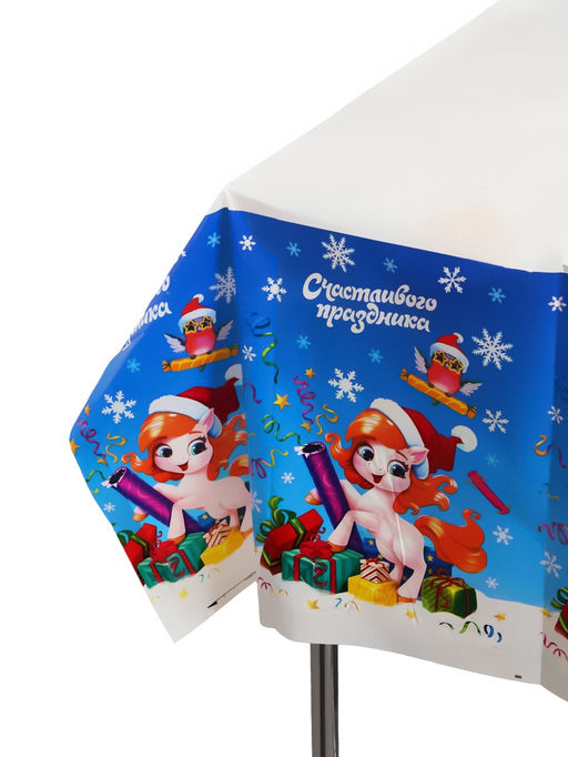 Скатерть одноразовая Новый год, 180?137 см - Страна карнавалия фото 2