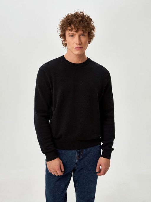 10100310023 Джемпер муж. Chaucer черный - Concept club фото 2