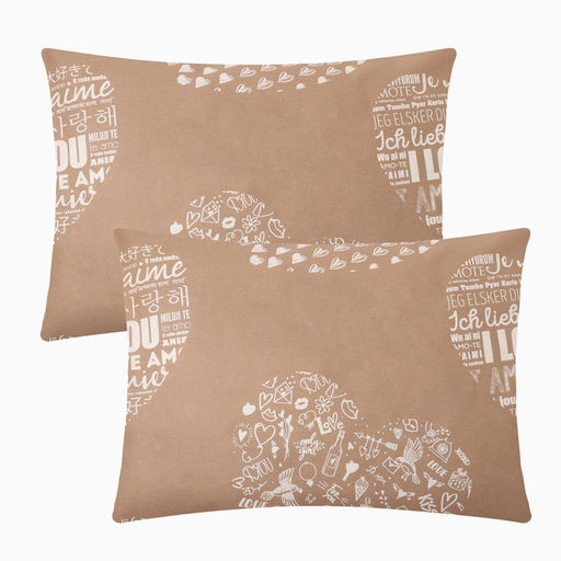 Комплект наволочек Этель Te amo (вид 3), 50х70 см - 2 шт, 100% хлопок, бязь  фото 8