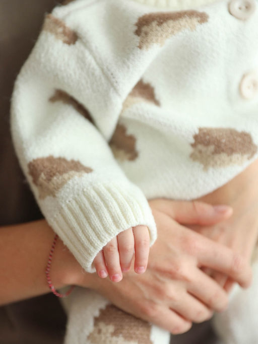 Молочный полушерстяной комбинезон - Kogankids фото 7