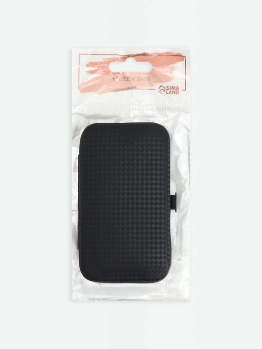 Набор маникюрный Christian, 8 предметов, в футляре, чёрный, серый