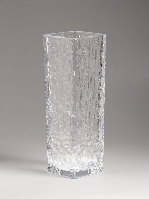 Ваза Бритт, размытие, 24?8 см, стекло, прозрачная