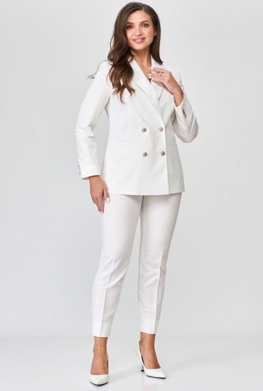 Костюм БелЭльСтиль 724/595 бело-молочный  фото 6