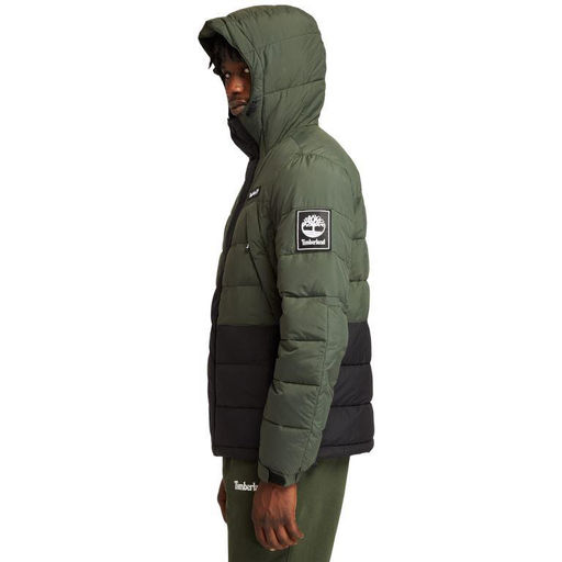 Куртка Timberland Jacket Outdoor Archive Puffer оливковая  фото 4