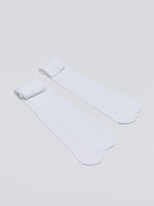 Basic K?z ?ocuk ?nce K?lotlu ?orap 2li