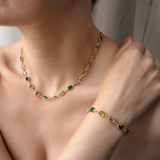 Колье Арт. 3V-8358-Y - MyGemma фото 2