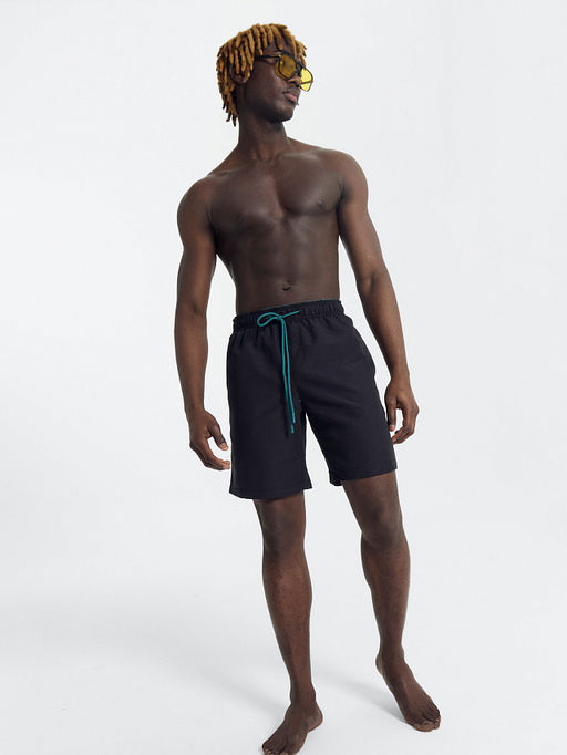 Шорты мужские спортивные в черном цвете - Mark formelle фото 2