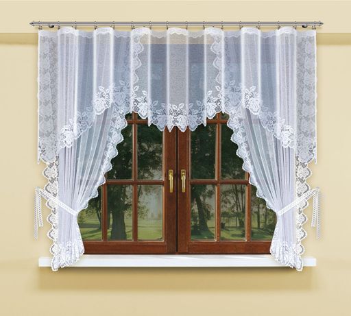 Готовые шторы арт. 200790/90, размеры: шторки (170 см высота х 145 см ширина) х 2, ламбрекен 90 см высота х 300 см ширина