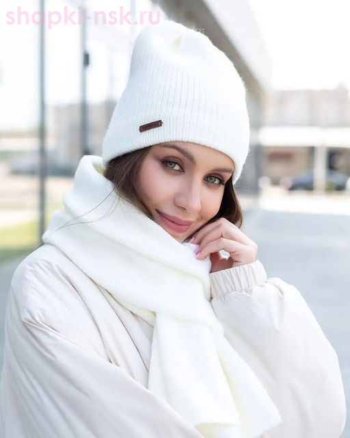 LS 52 PL 52 Комплект женский флис (колпак+шарф) (56-58)