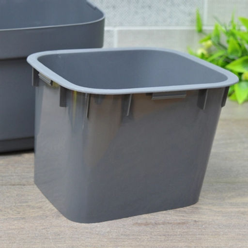 Горшок для цветов 4л d188 h 176мм серый HILLS - Полимербыт фото 4