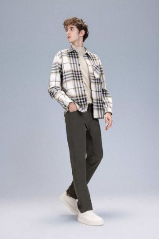 Pantolon Slim Fit Dar Kesim Cepli Dar Paca