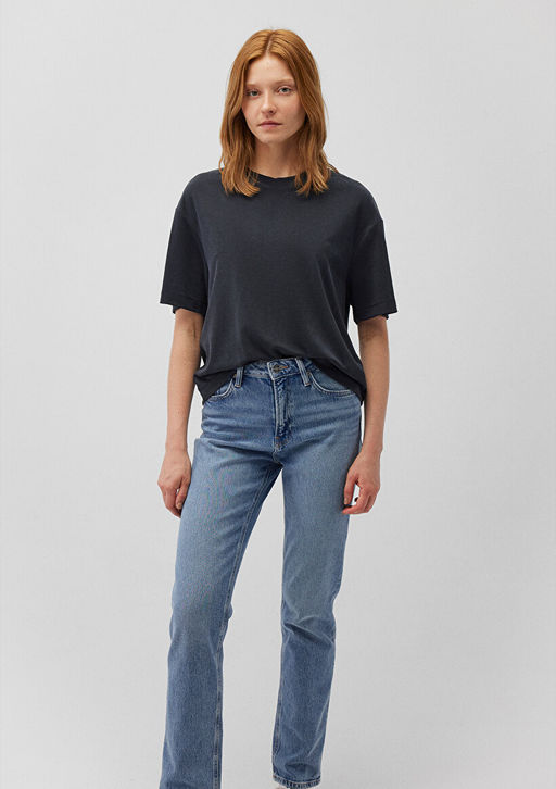 Antrasit Tisort - Mavi фото 2