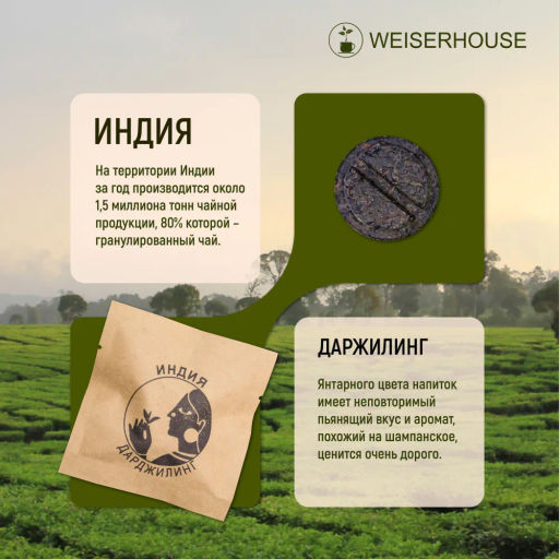 Чай Крафтовый чай Ассорти 10-12гр, 1 уп. Х 8 шт. Новогодний ассортимент - Weiserhouse фото 17