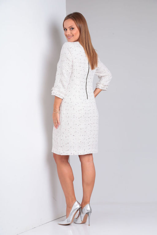 Платье AMORI 9792 молоко  фото 2