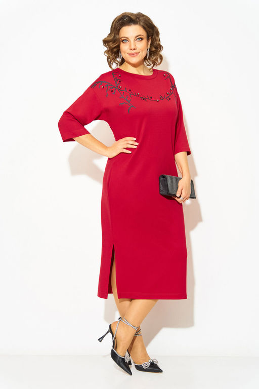 Платье Liliana 1490 алый фото 5