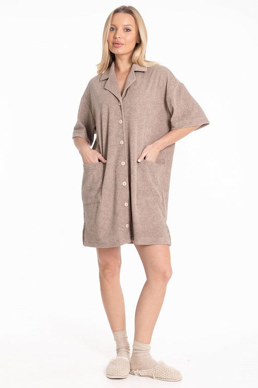 Халат М324230к кофейный - Елена фото 5