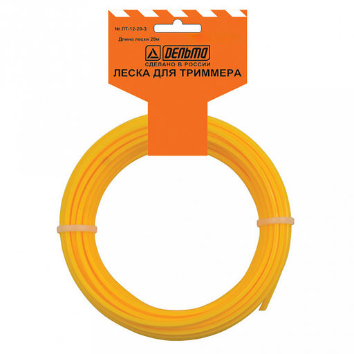 Леска для триммера 15м, s2,5мм "Круг", нейлон (Россия)