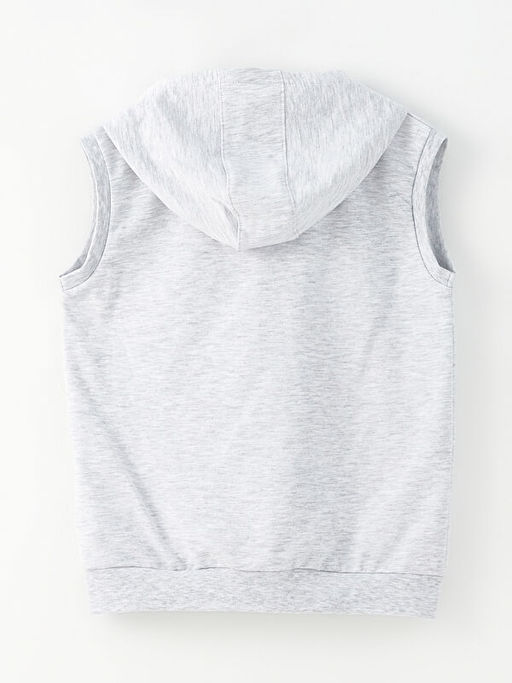 Kap??onlu Bask?l? Erkek ?ocuk Fermuarl? Yelek - Waikiki фото 3