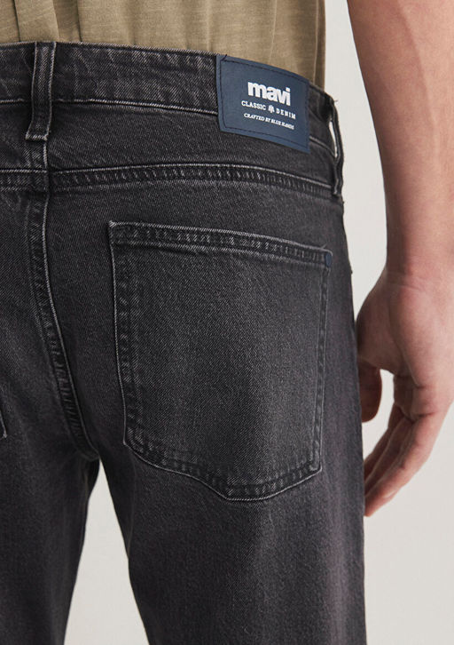Jake Classic Denim Koyu Gri Jean Pantolon - Mavi фото 7