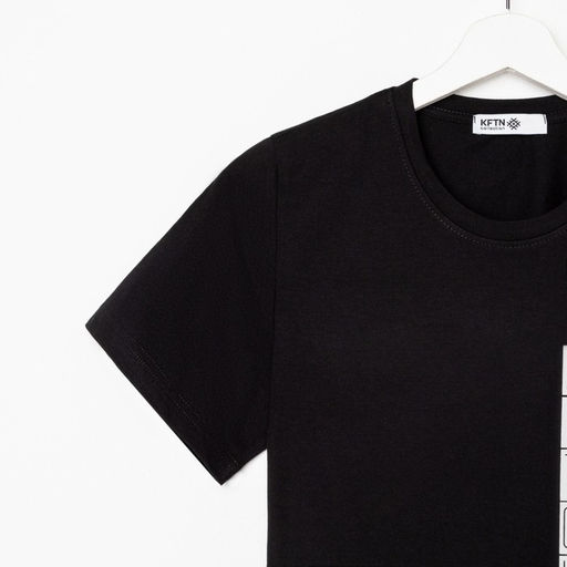 Футболка женская KAFTAN Beautiful, чёрный, размер 40-42