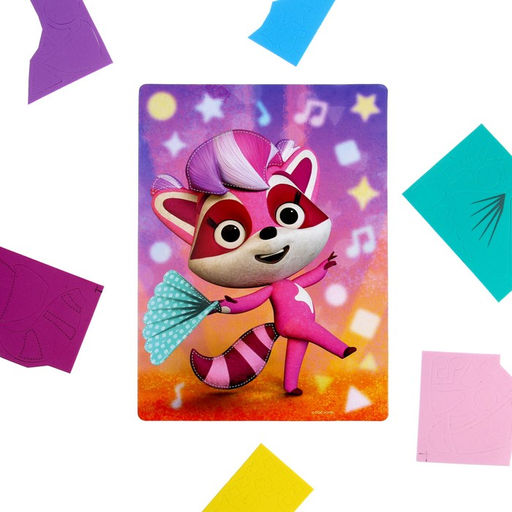 Объёмная аппликация «Енотки» «Ляля» EVA на картоне