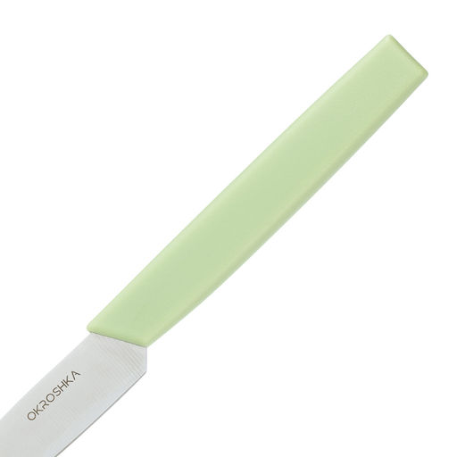 Нож для овощей OKROSHKA САЛАТ, лезвие 8 см, зеленая ручка OK225P-GN-VG  фото 2