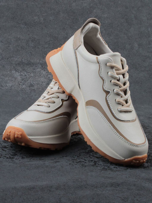 03-YC353-1 BEIGE Кроссовки женские (натуральная кожа) - Фабричный китай фото 13