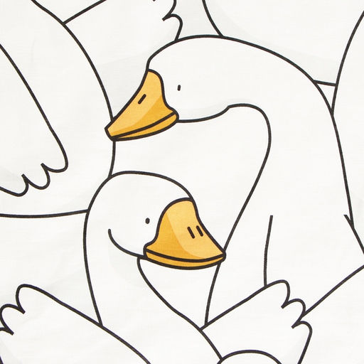 Постельное бельё 1.5-спальное «Этель. Гусь-обнимусь», бязь