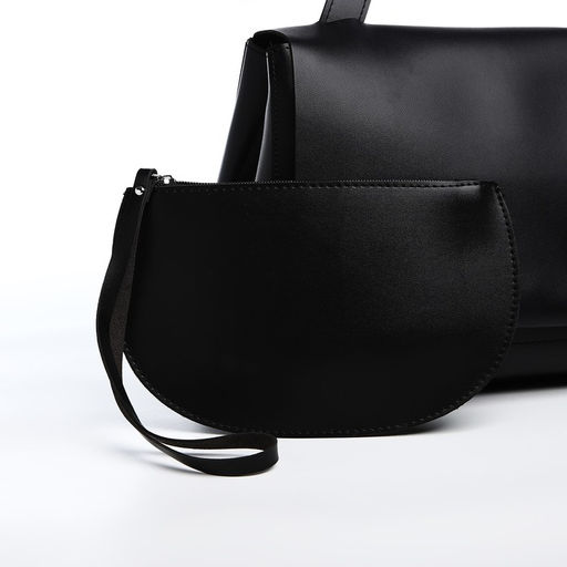 Сумка-мессенджер на магните, цвет чёрный - Simaland фото 5