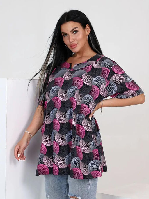Туника женская Круги 009