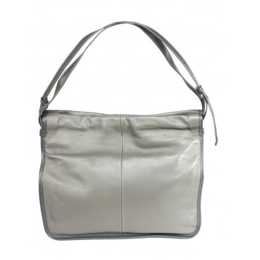 Сумка женская натуральная кожа XYN-3616, 1отд+еврокарман, регул/ручки, серый 264899 - Adelia фото 2