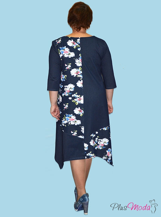 Платье Модель №1 размеры 52-62 - Plusmoda фото 3