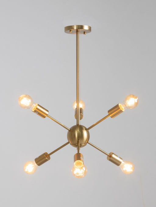 Люстра 13189/6GD, 6х40Вт, E27, 50х50х61 см