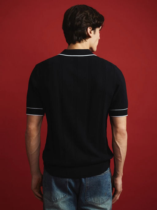 Джемпер поло фактурное с вышивкой / Zarina фото 10