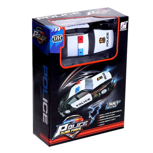 Антигравитационная машинка Полиция, радиоуправление, аккумулятор, ездит по стенам - Simaland фото 8