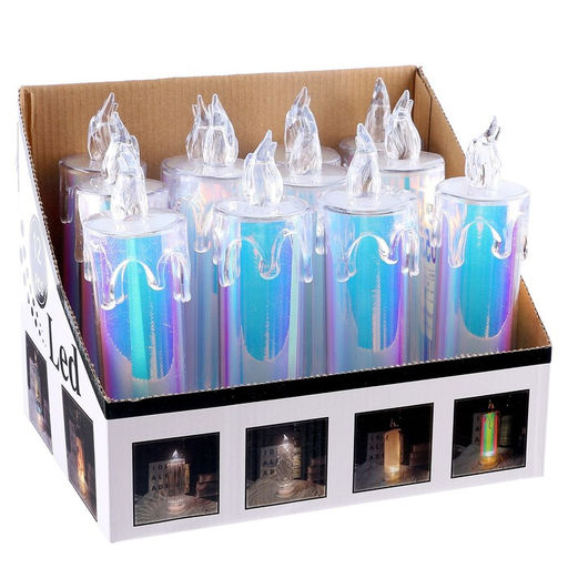 Цена за 12 шт. Свеча светодиодная «Мерцание», 17.5 см