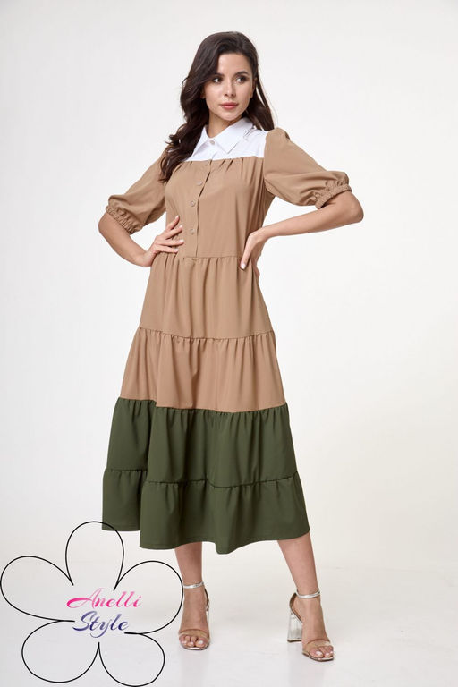 Платье ANELLI 1057 ириска