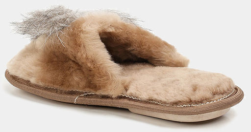 Тапочки Ralf Ringer ОТ00169200 натуральный мех бежевые  фото 3