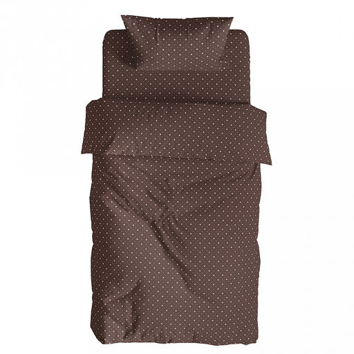 Пододеяльник 1,5 спальный "Корсика" коричневый 145х215см, бязь "Комфорт" 121г/м2, хлопок 100%, упаковка "эконом" ПВХ 28х41см, "Домашняя мода" (Россия)