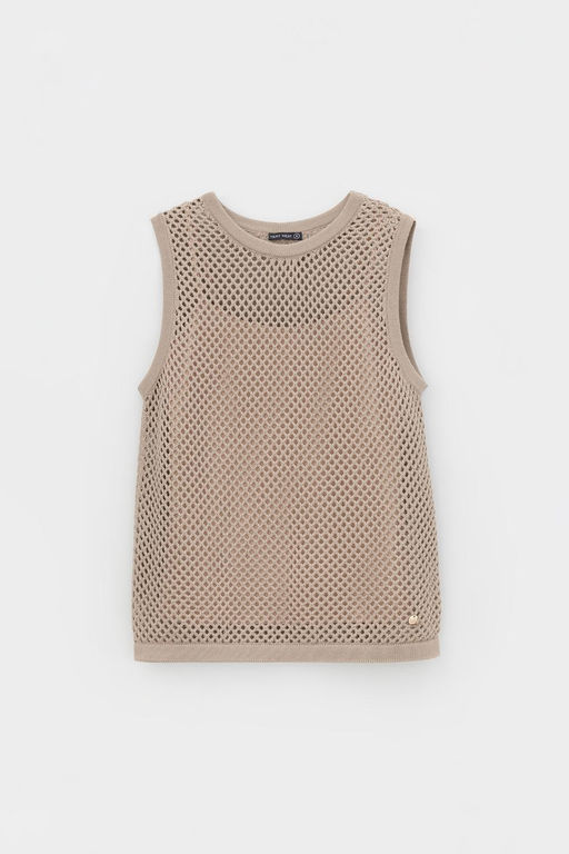 VERY NEAT. ЕВ 30154/бежевый блуза-топ жен