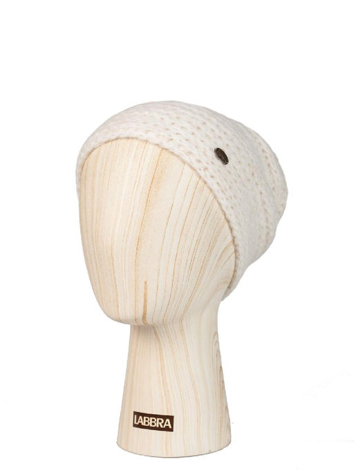 Шапка жен. шерсть+мох+мет LB-N88006 white - Labbra фото 4