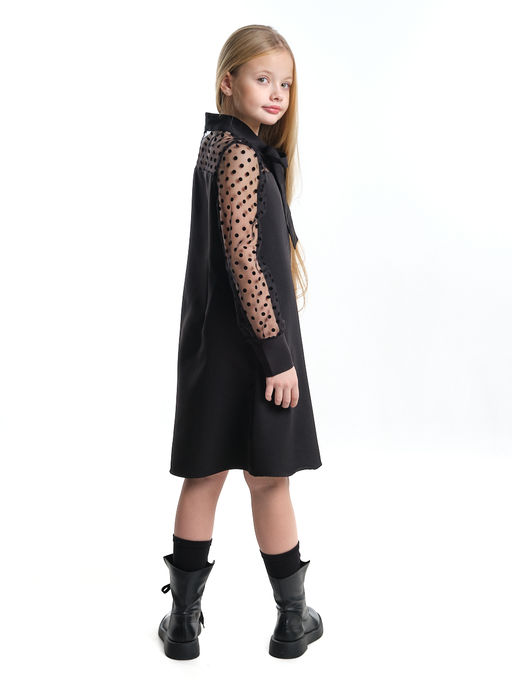 Платье для девочки праздничное нарядная форма детская одежда UD 7848 черный - Mini maxi фото 5
