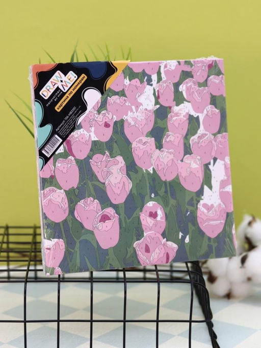 Картина по номерам на подрамнике Draw Me! Beautiful flowers, (20*20 см)