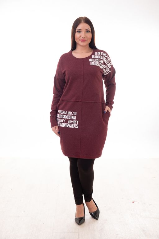 Туника Калерия бордо - Марлен фото 2