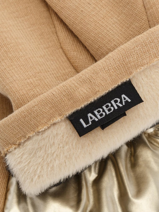 Перчатки жен Labbra LB-PH-82 gold/cream  фото 4