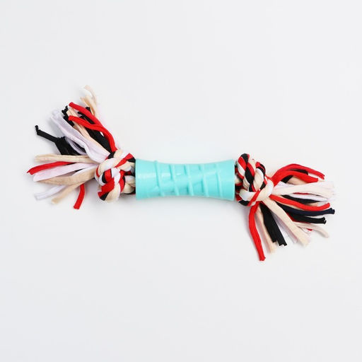 Игрушка-трубка с резьбой на канате Фонтан, трубка 7,5 см, микс цветов - Пижон фото 2