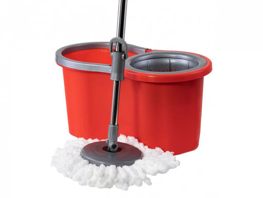 Комплект ЕК-405 для уборки (ведро 12л с отжимом+швабра с насадкой), арт. EK-405-1/2, RO-001-01/02