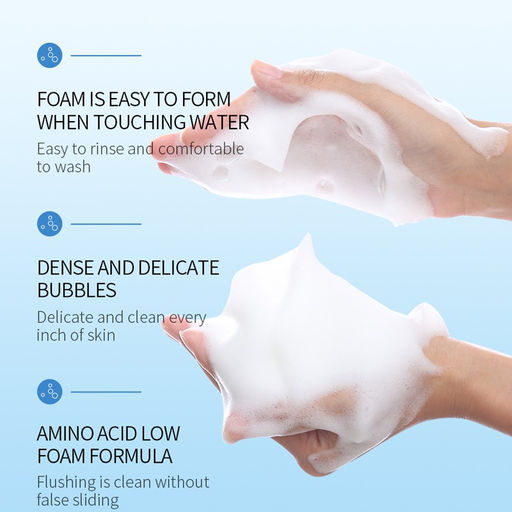 FAYANKOU Мягкая очищающая и увлажняющая пенка с гиалуроновой кислотой 150гр - Sadoer фото 3