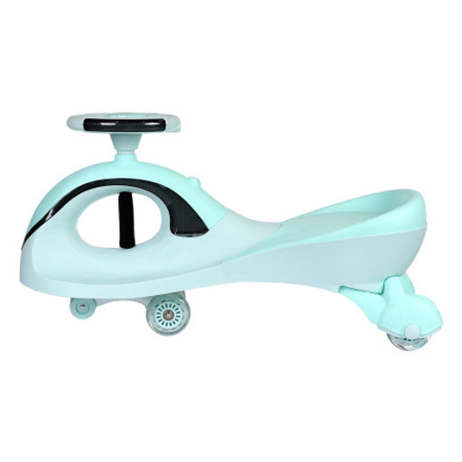 Толокар COMIRON QT-8098/светящиеся полиуретановые колеса 90 мм/ Голубой/уп4 - Галеонтрейд фото 8