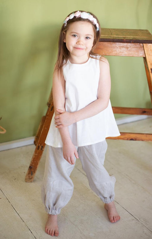 Л 21-7 бриджи для девочки "ELF" натуральный